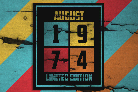 Retro August 1974 Limited Edition