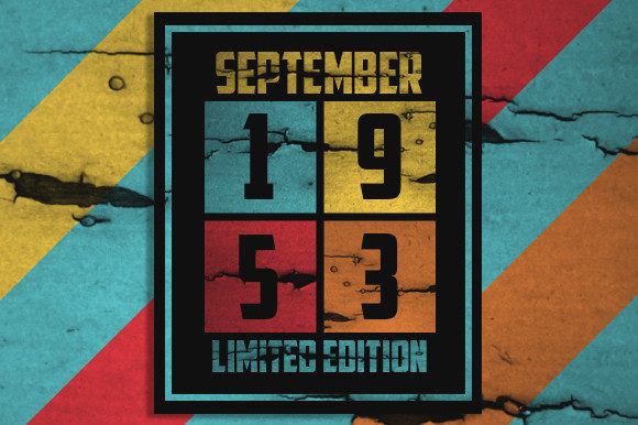 Retro September 1953 Limited Edition