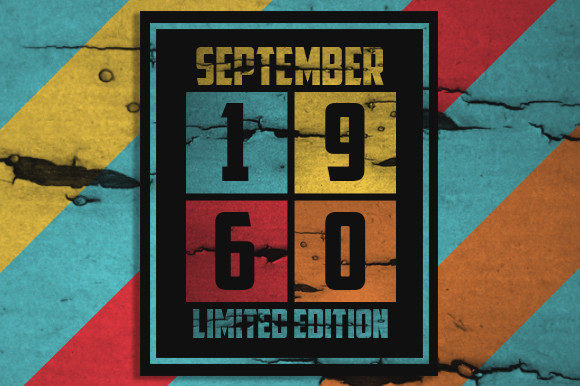 Retro September 1960 Limited Edition