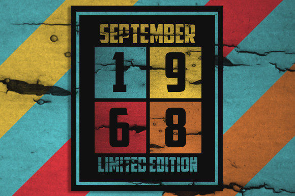 Retro September 1968 Limited Edition
