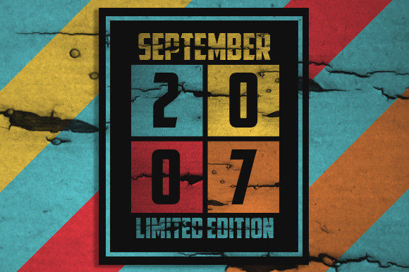 Retro September 2007 Limited Edition