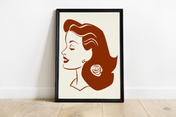 Retro Woman Clipart Review