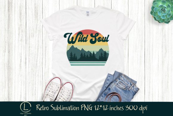 Wild Soul Retro Sublimation PNG T-shirt
